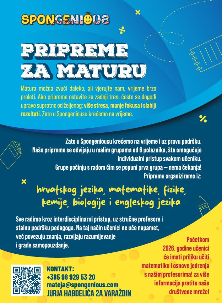 Spongenious pripreme za maturu